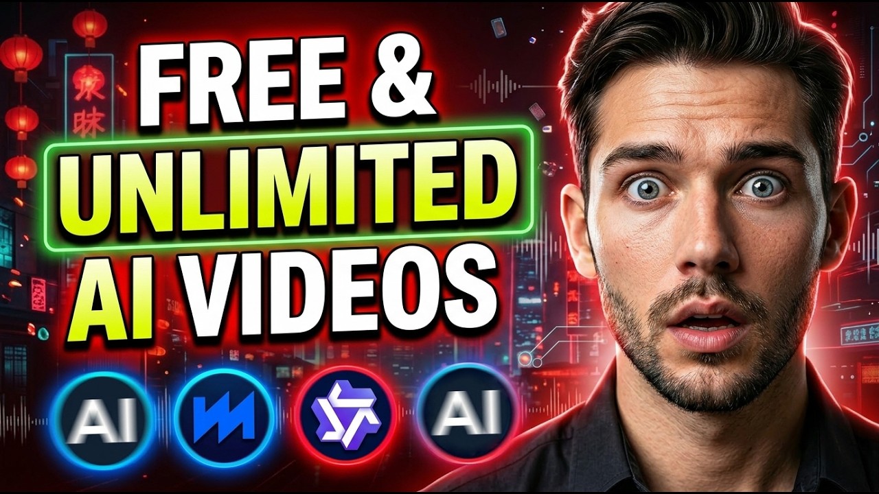 Top 5 FREE & Unlimited Chinese AI Video Generators (No Limits!)