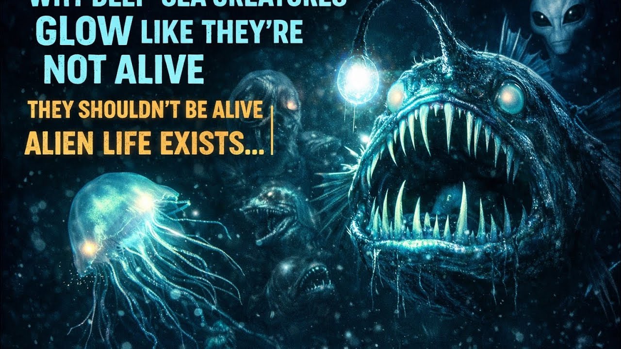 Why Deep-Sea Creatures Glow Like They’re Not Alive |They Shouldn’t Be Alive” |“Alien Life Exists… He