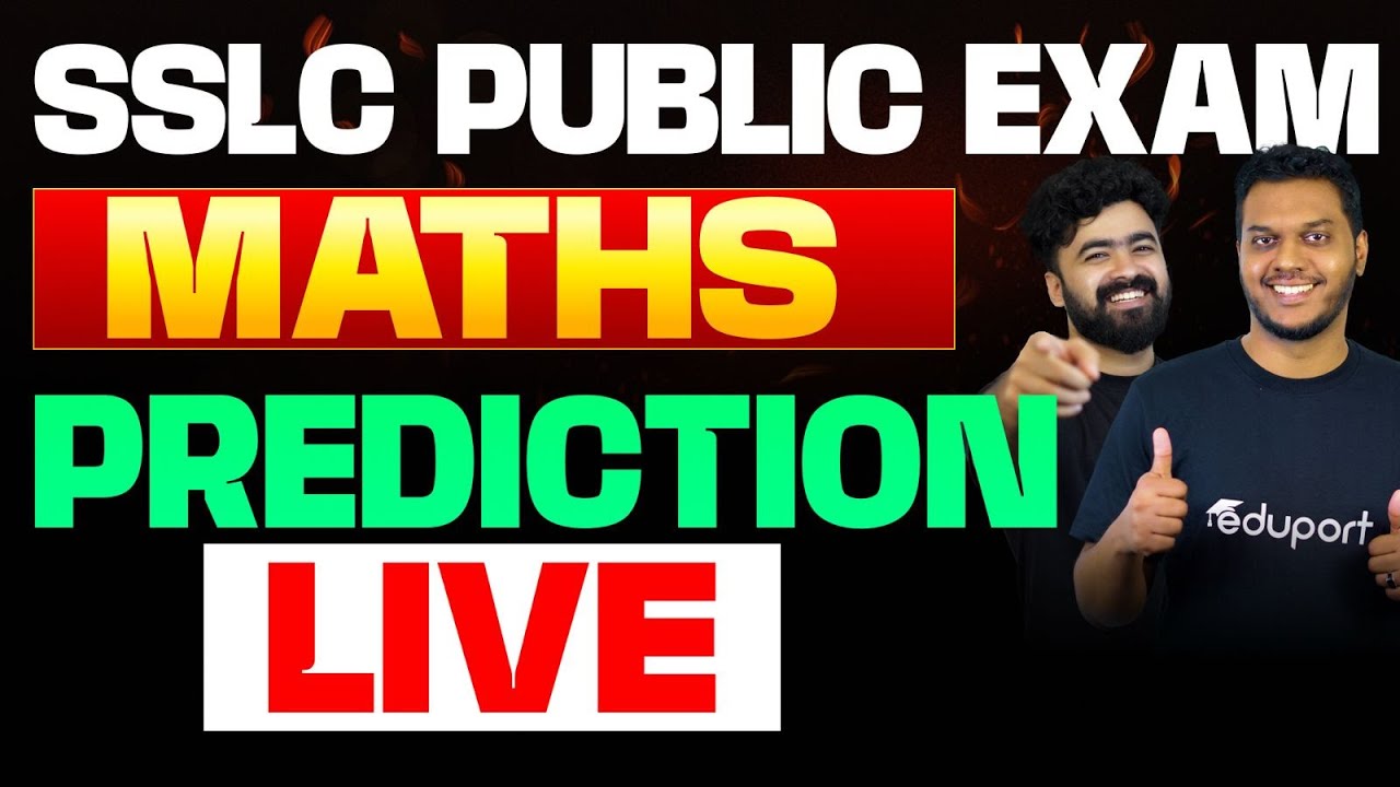 SSLC Public Exam Maths | Prediction Live | Eduport