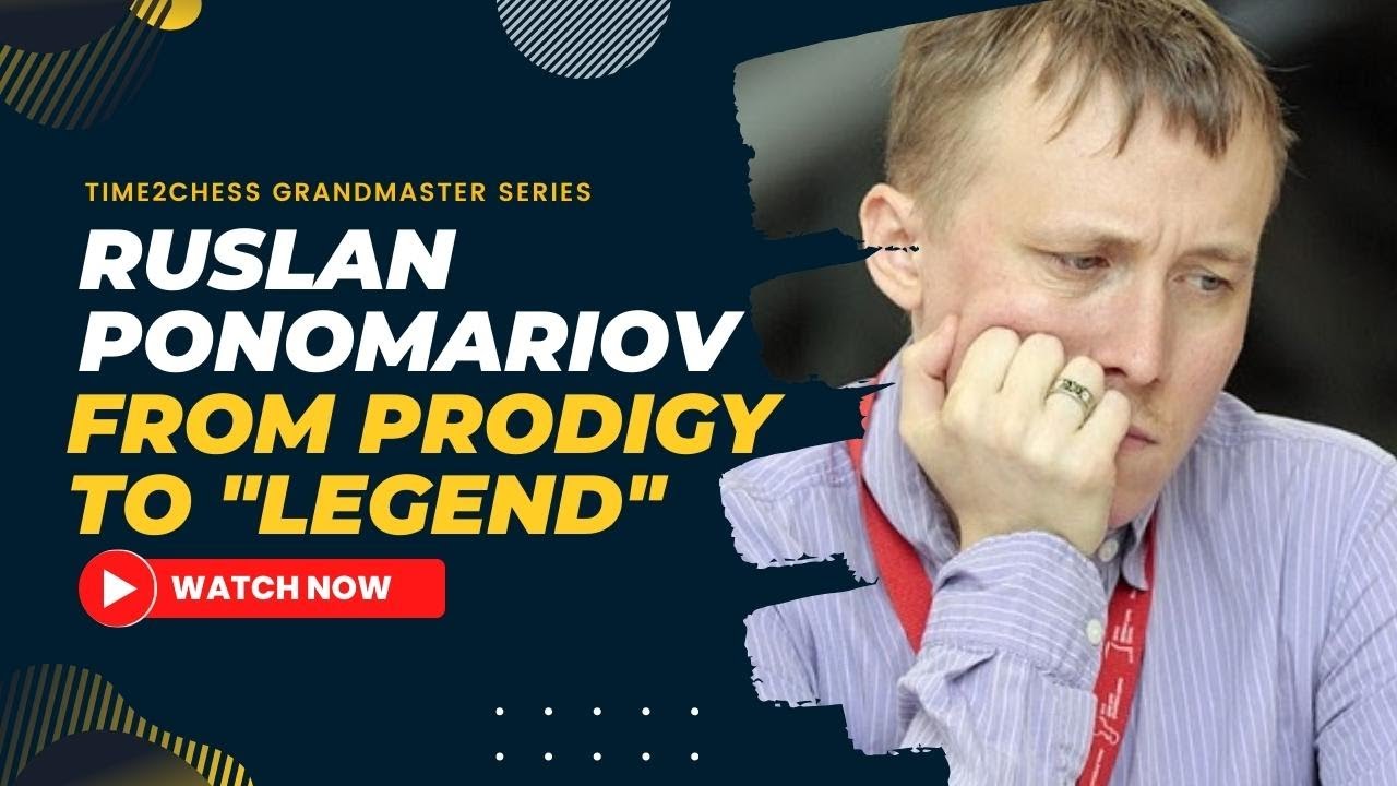 Ruslan Ponomariov: The Incredible Journey of a Chess Prodigy 👨&zwj;🏫♟️#chess #grandmaster #time2chess