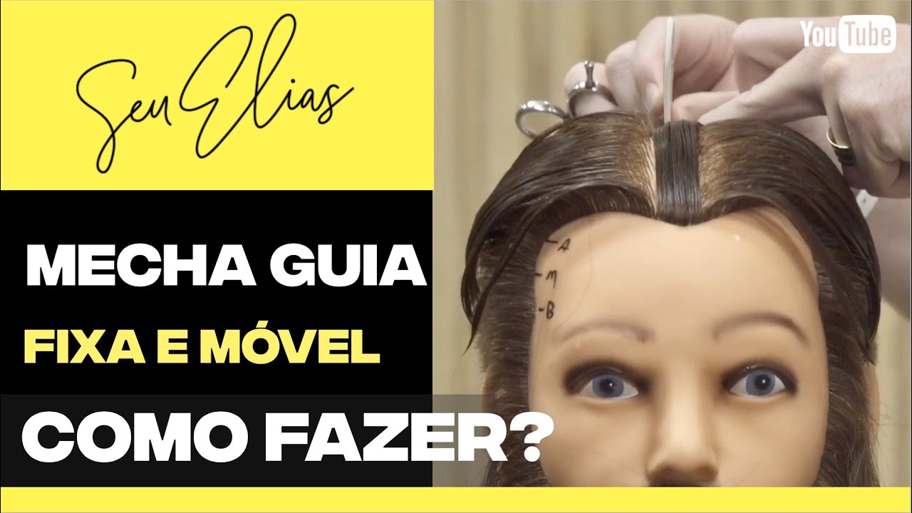 COMO FAZER MECHA GUIA NO CABELO - By @seuelias