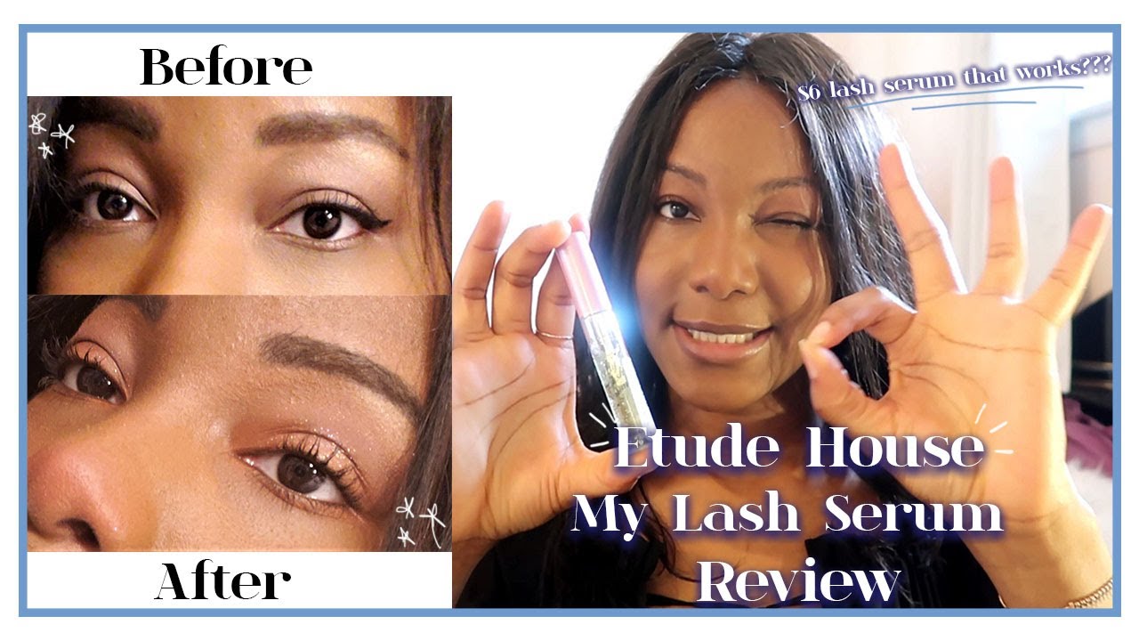 1 Month Eyelash Glow Up! | Etude House My Lash Serum Review!