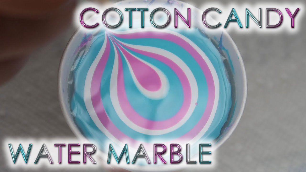 Cotton Candy Dream | Water Marble March 2021 #1 | DIY Nail Art Tutorial | MSLP
