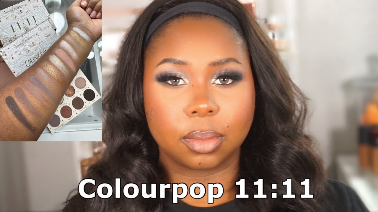 COLOURPOP 11:11 ON DARK SKIN | TUTORIAL + SWATCHES