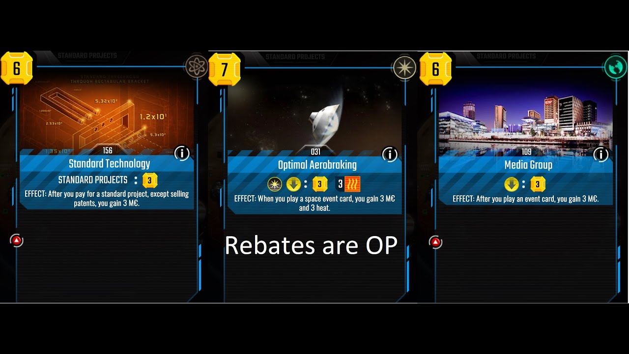 Rebates are OP - Terraforming Mars gameplay on BGA