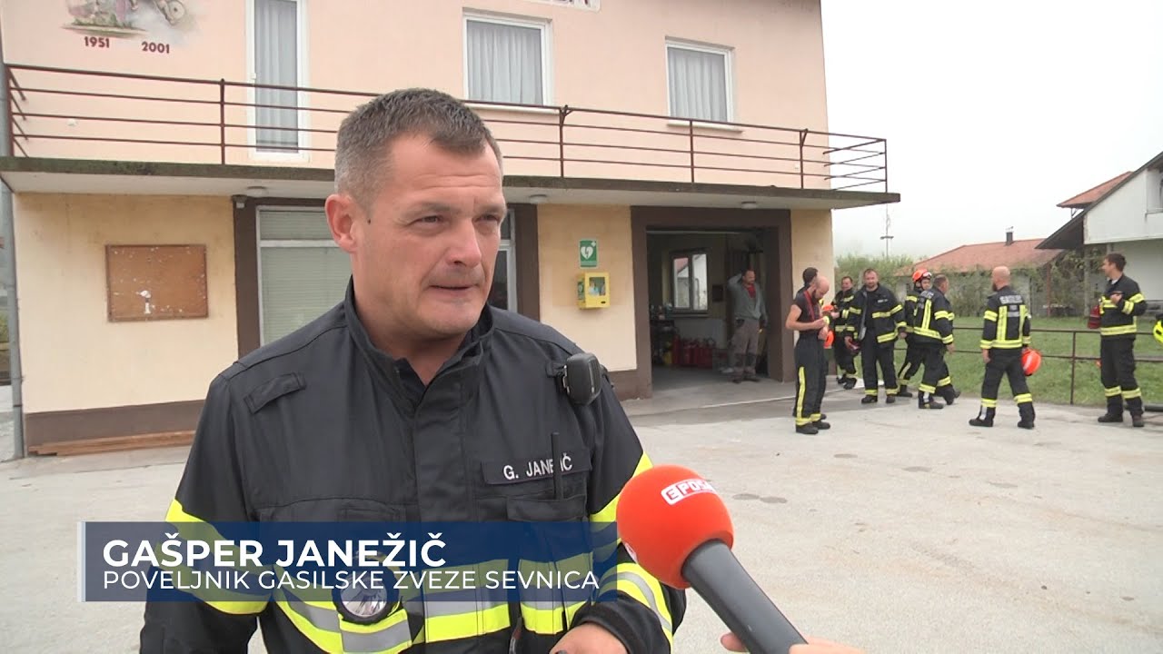 Gašper Janežič (Gasilska zveza Sevnica) o stanju v občini, 31. avgust 2020