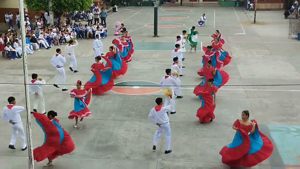COREOGRAFÍA FIESTA EN ECUADOR. PASACALLE JUANITA CORDOVA. U E. ECUADOR AMAZÓNICO