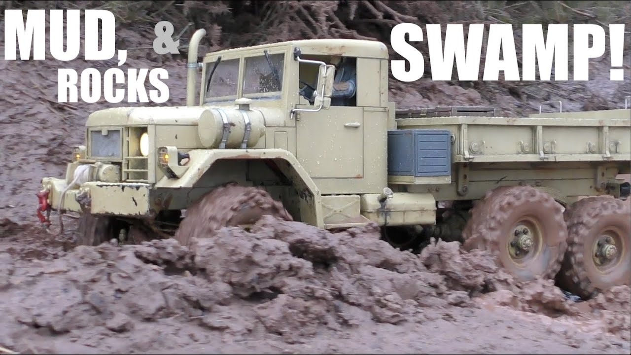 Cross HC6 | US Army 6x6 Off Road | Scale RC Mud Run