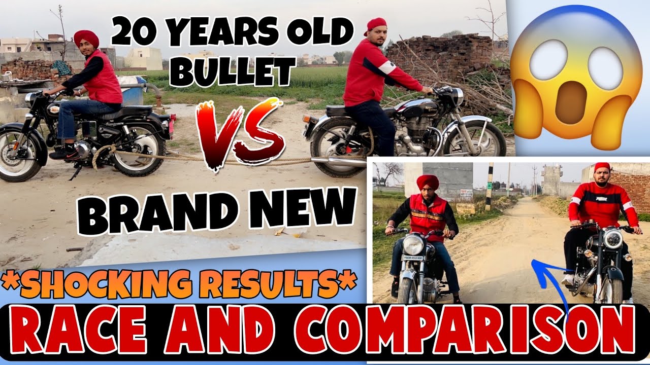 Bullet 2004 VS New Bullet|Tochan Mukabla|Speed Test|Comparison|Arvi Shergill|Gurvi Shergill|0300 Ale