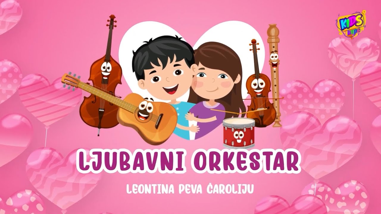 LJUBAVNI ORKESTAR| Crtani video | Najlepše dečije pesme |  @hypekidsrs