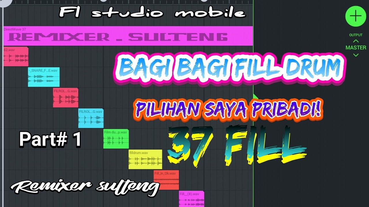 Bagi bagi bahan || Film drum || fl studio mobile