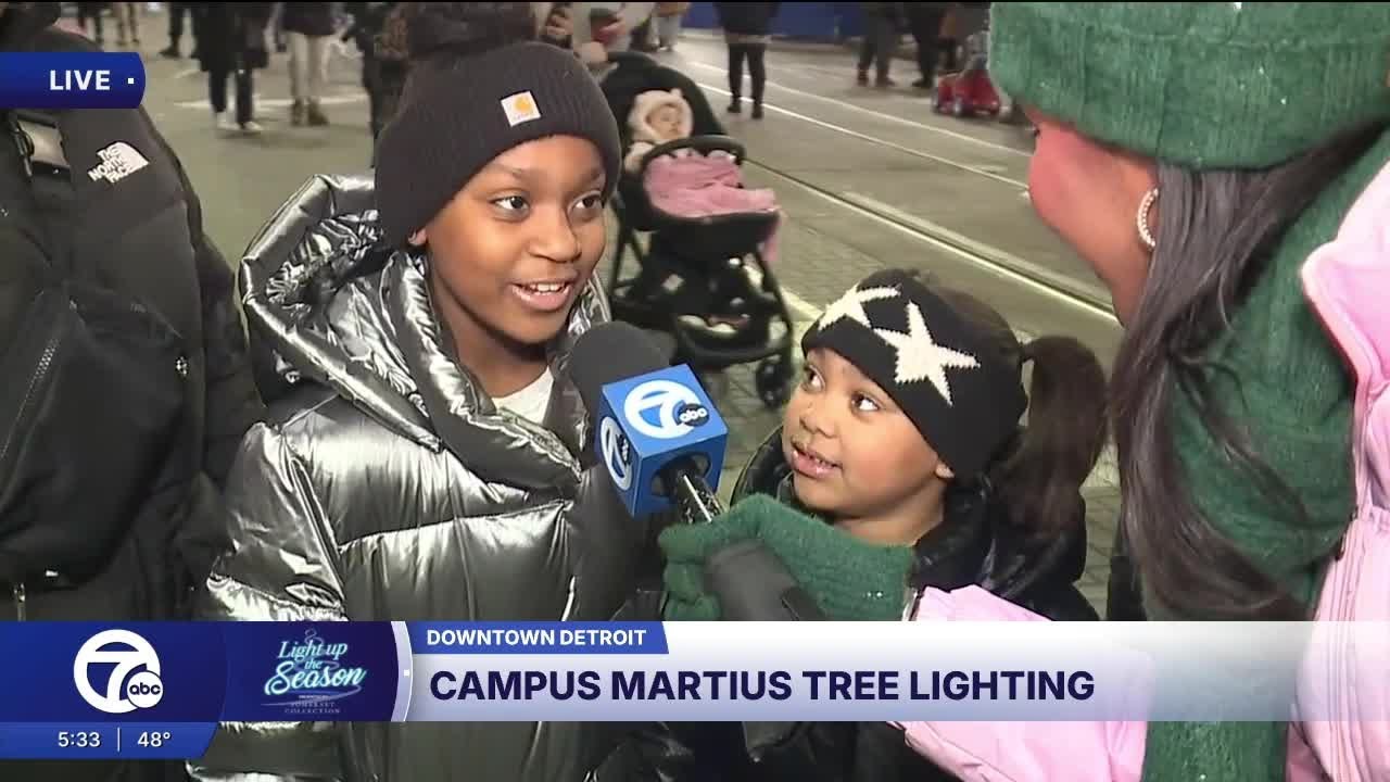 Metro Detroiters getting ready for Detroit's annual tree lighting