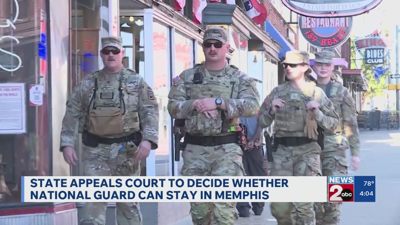 TN Court of Appeals to decide whether National Guard can stay in Memphis