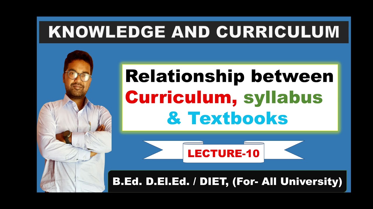 Relationship between Curriculum, Syllabus and Textbooks || For B.Ed., D.EL.ED Students || Lecture-10