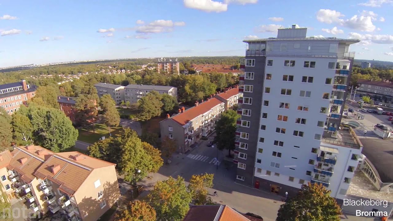Områdesfilm över Bromma