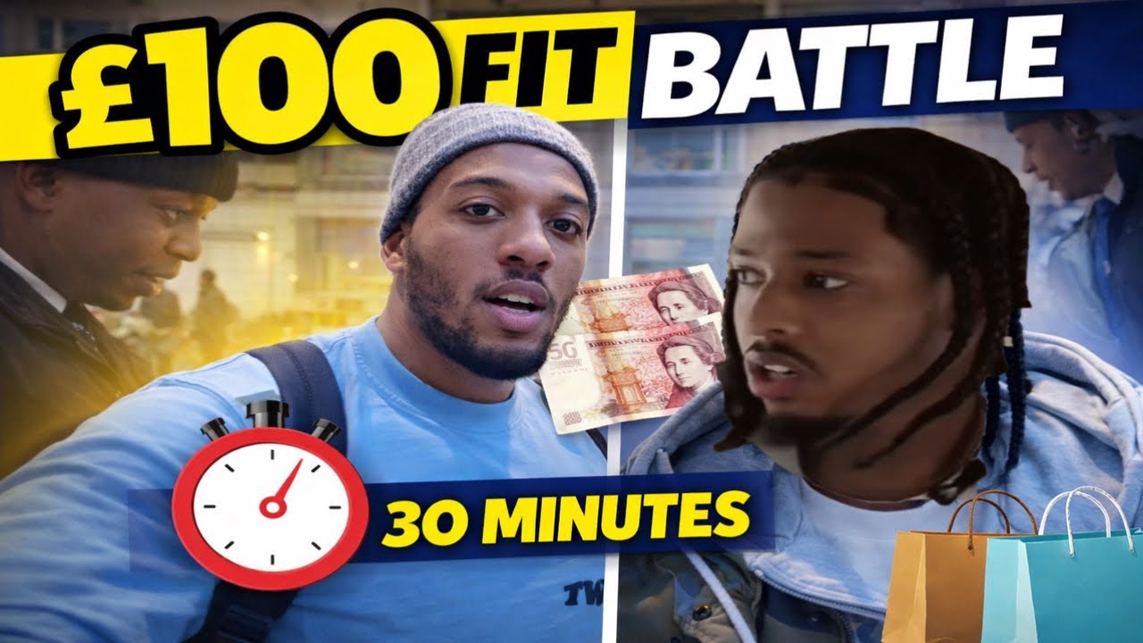 £100 Outfit Challenge in Central London (30 Minutes Each)