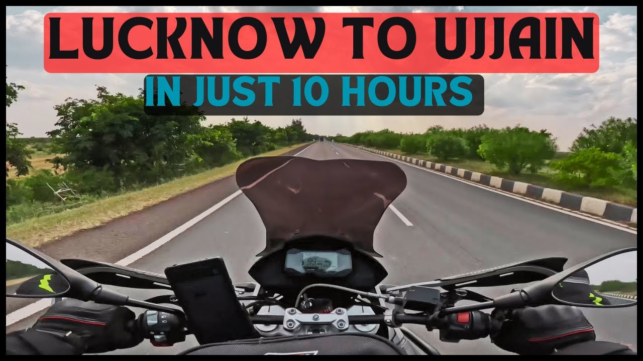 Lucknow to Ujjain  769 km in just 10 hours || Solo bike trip || Mahakal Darshan || BMW 310 GS