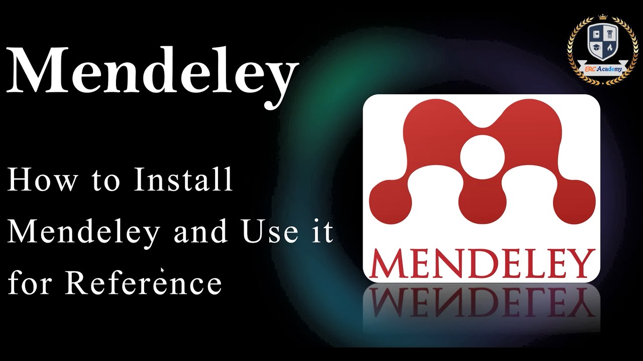 How to install Mendeley and use it for Reference management
