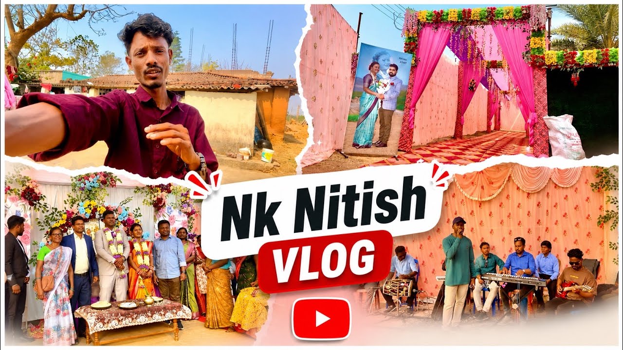 Manisha weds Binay didi ka sadi chale 💐👩‍❤️‍👨|| @nknitishvlogs 