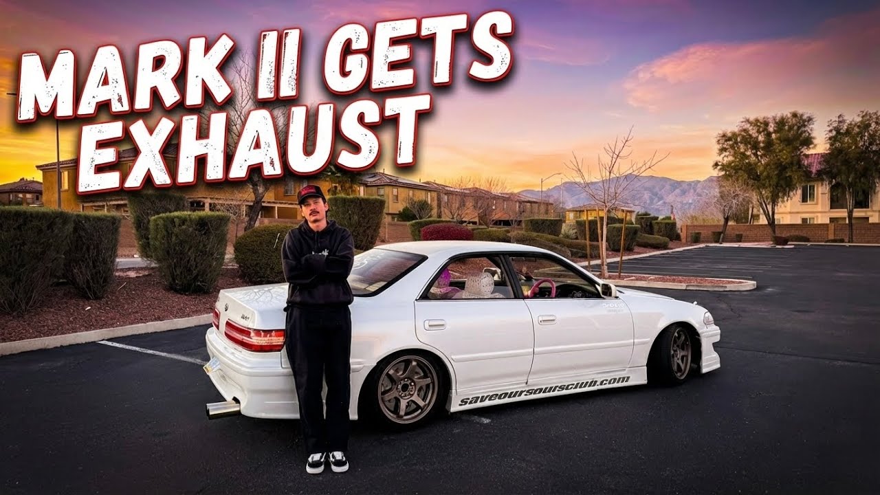 THE MARK II FINALLY GETS AN EXHAUST 