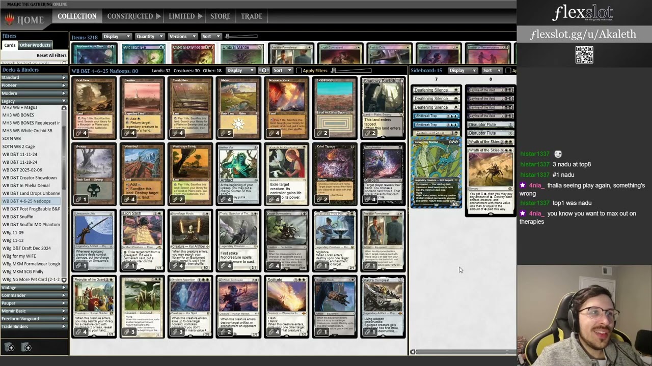 [MTG LEGACY] WB D&T adjusting to Nadu and Oops successes! [Stream 4/6/25]