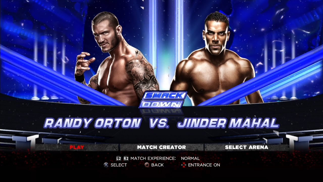 WWE '13 PS3 - Randy Orton VS Jinder Mahal