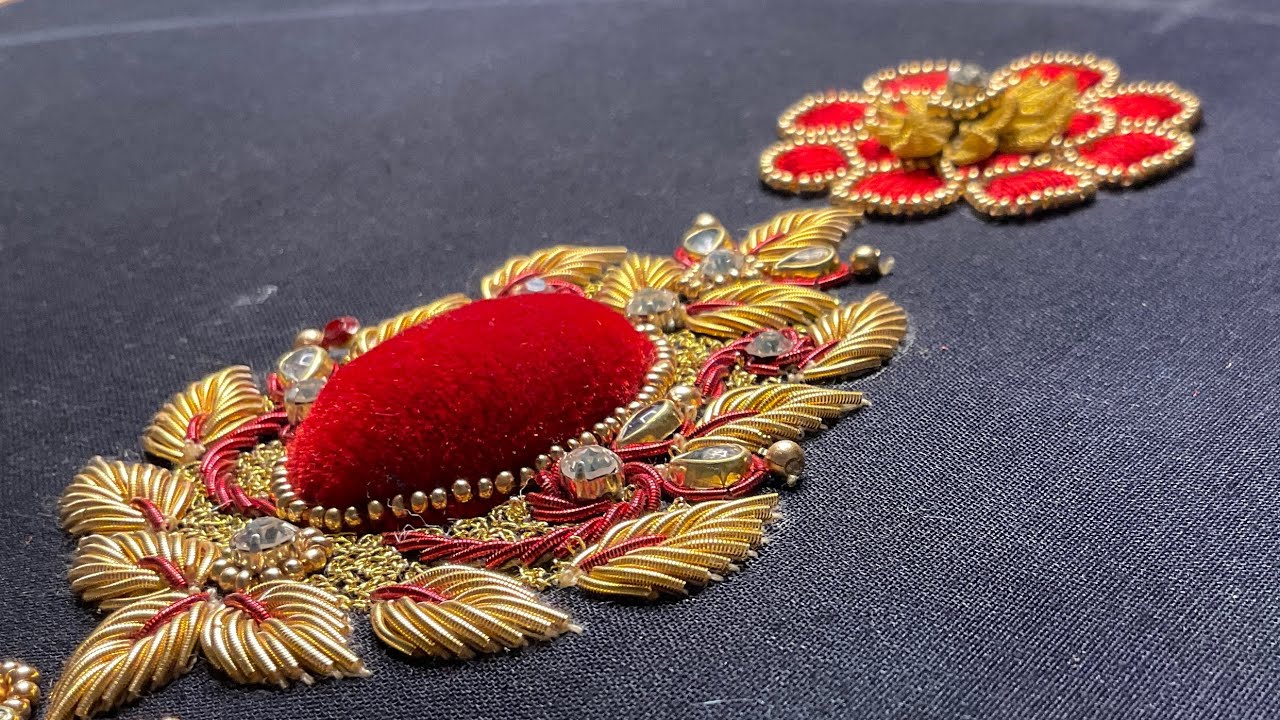 Jewellery design embroidery