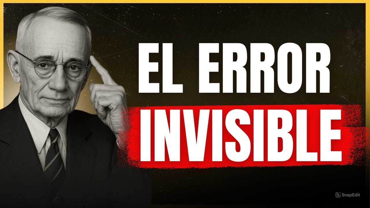 El Error Invisible que Está Consumiendo Tu Vida (Según Napoleon Hill)