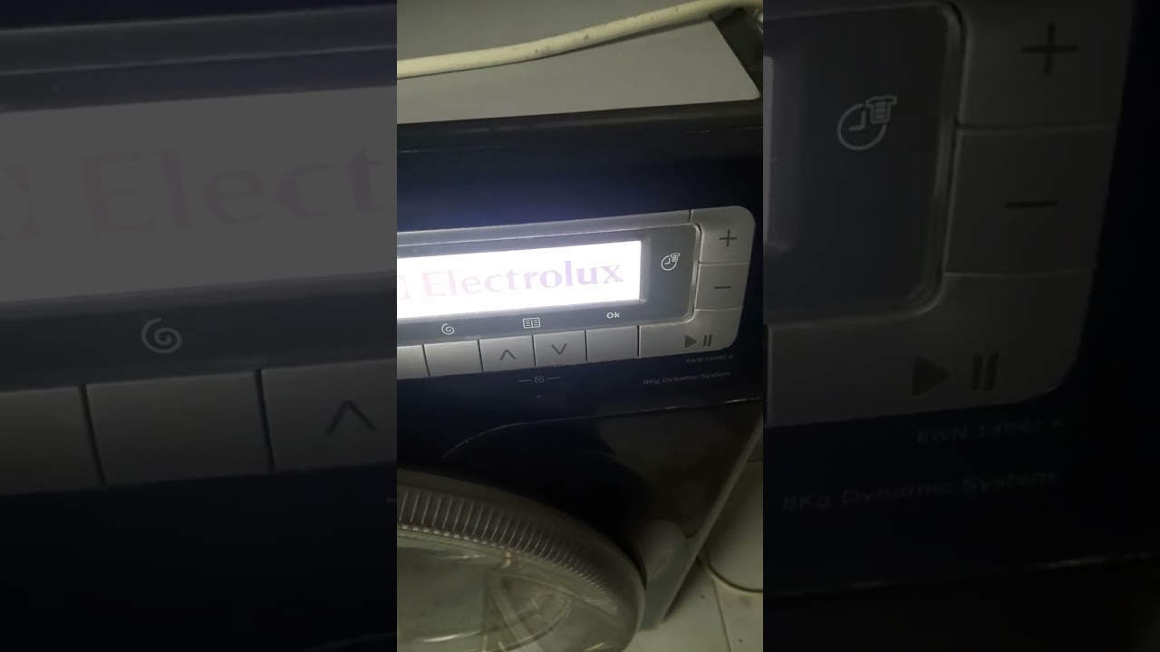 Electrolux EWN14991 K startup and shutdown