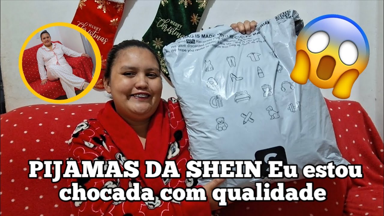 PIJAMAS DA SHEIN ESTOU CHOCADA #SHEINtrends #ad lojas SHEIN SweetSlumber,EverLounge,LuxeNights