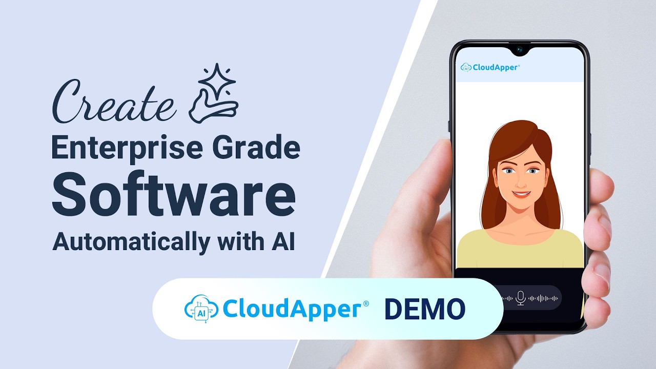 Create Enterprise Grade Software Automatically With AI (CloudApper AI Demo)
