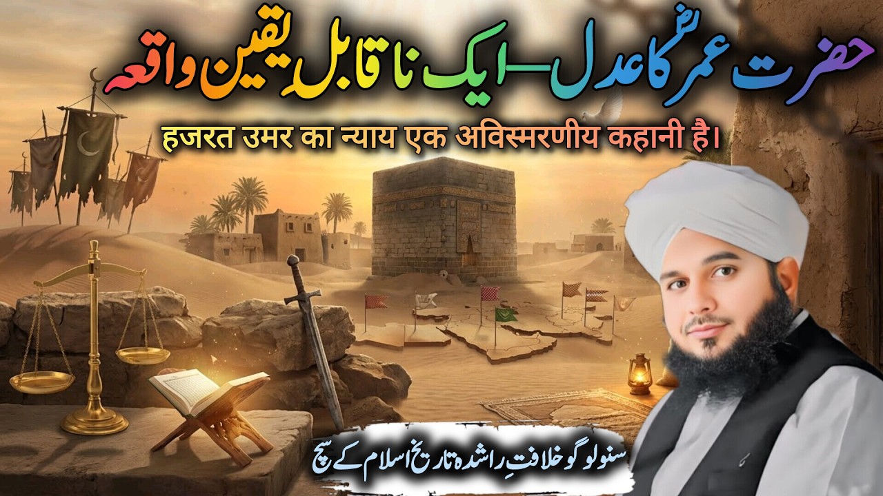 Hazrat umar ka insaf ka waqia | Hazrat Umar R.A Ka Waqia 📖 | Peer Ajmal Raza | Umar ibn Khatib