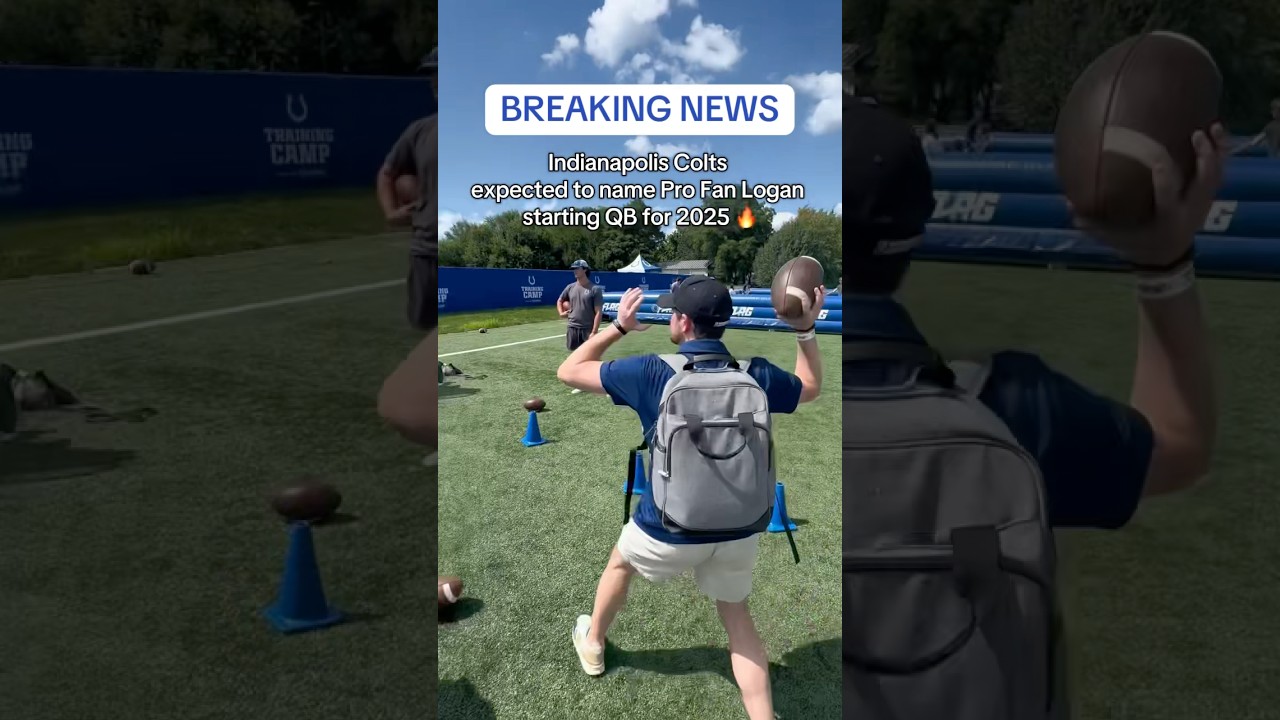 BREAKING NEWS: Colts expected to name Pro Fan Logan starting QB for the 2025 season #colts #qb1