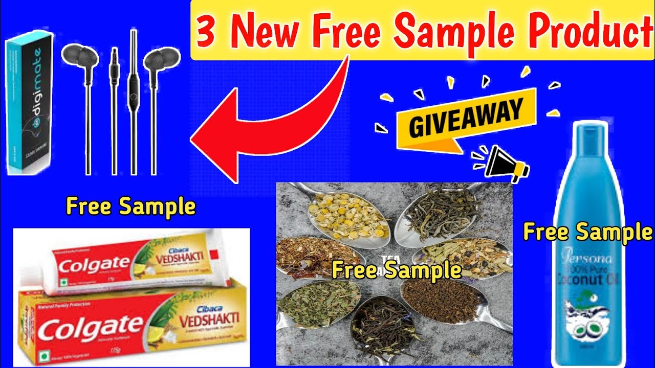 New Free Samples today | free sample products in india | |free product samples in India #samples