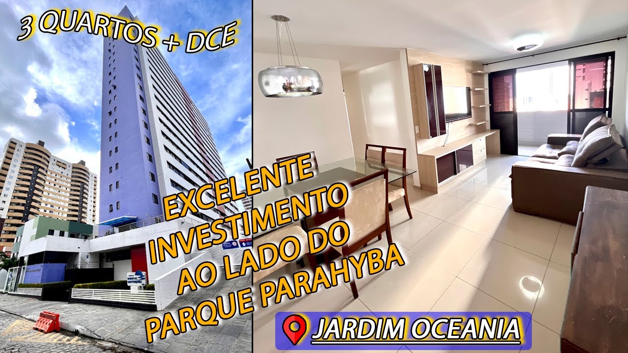 ❌INDISPONÍVEL❌BESSA - #joãopessoa #paraiba . Apartamento ao lado do Parque Parahyba, completíssimo!