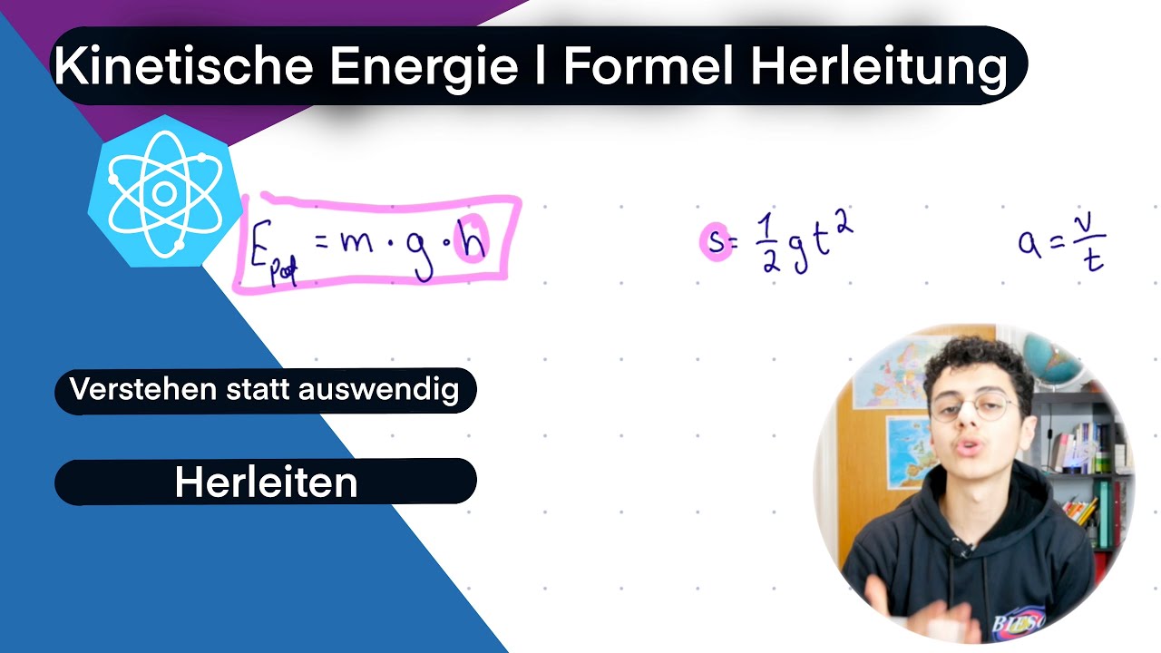 Kinetische Energie| Formel Herleitung|&nbsp;Mithilfe von Epot
