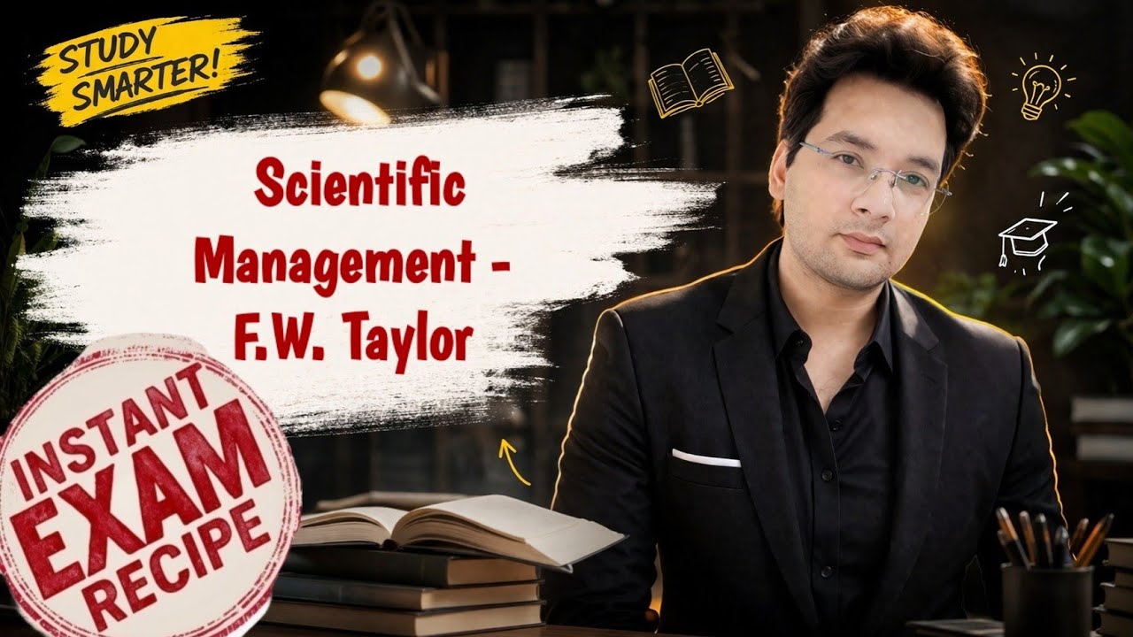 Scientific Management FW taylor in hindi || Principle of Management || Akant Pathak || BCA MCA BBA