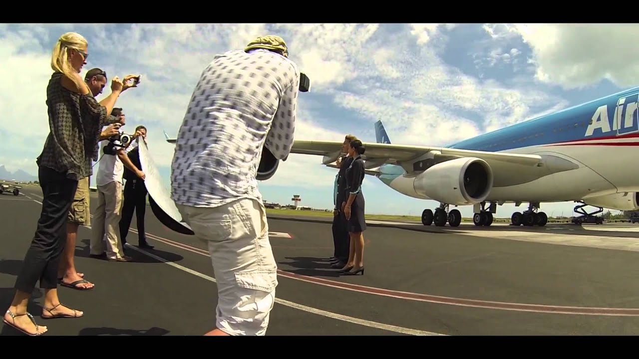 Air Tahiti Nui Making-Of Inflight & Air Crew Photo Shoot