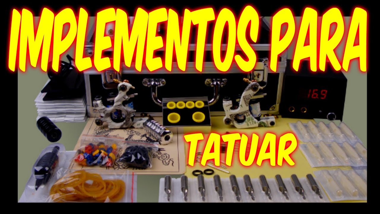 31 MATERIALES QUE NECESITAS PARA TATUAR / TATTOO / tattoo fort