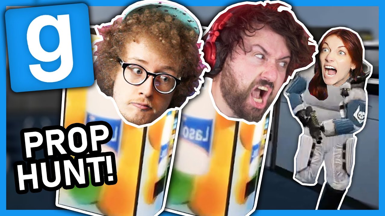 Prop Hunt but this time the props STRIKE BACK | Gmod Prop Hunt w/ Friends