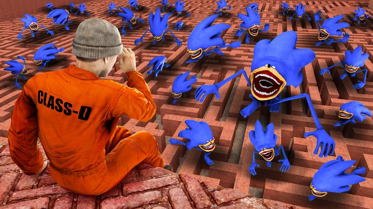 Puede SHIN SONIC TAPES encontrarme en un LABERINTO?! (Garry's Mod Sandbox)
