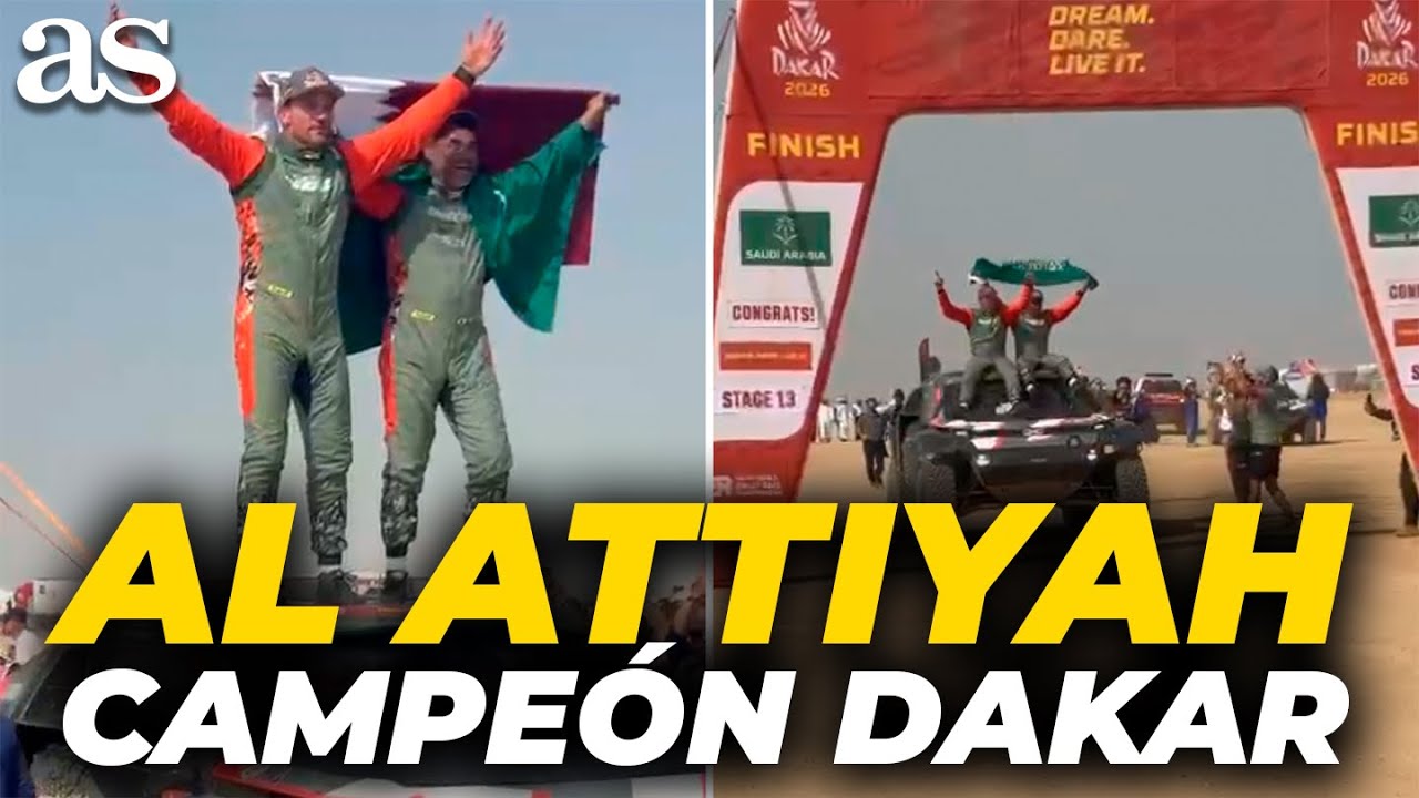 NASSER AL ATTIYAH gana su SEXTO DAKAR: AS&Iacute; ENTR&Oacute; en META