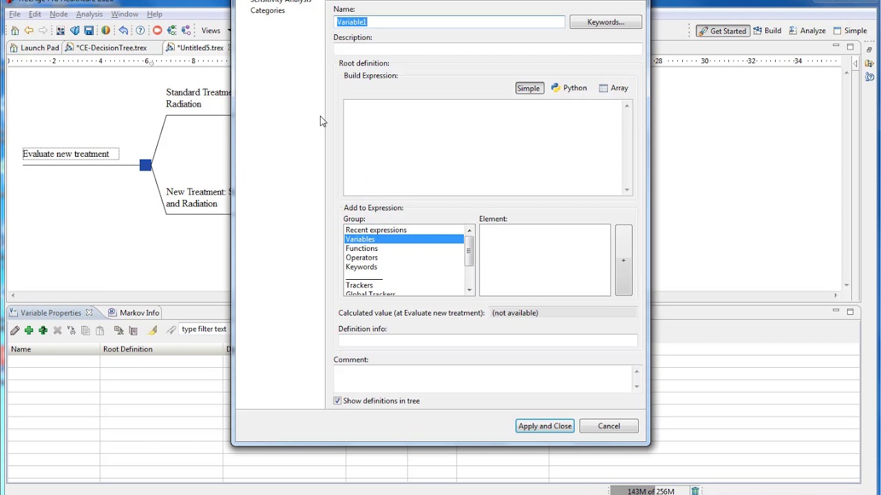 Build a Decision Tree with TreeAge Pro