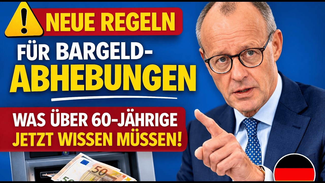 ⚠️ Neue Regeln für Bargeld-Abhebungen – Was über 60-Jährige jetzt wissen müssen