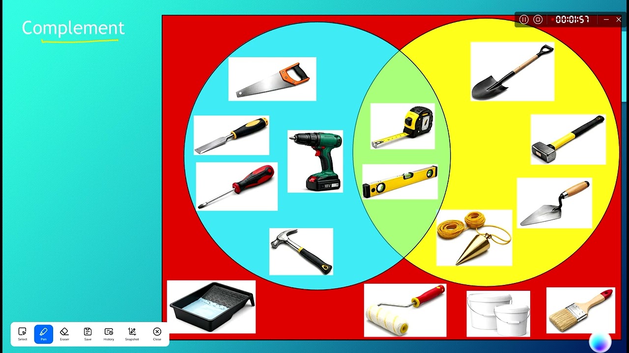 Sets 11 a3 Universal, complement, disjoint, null set