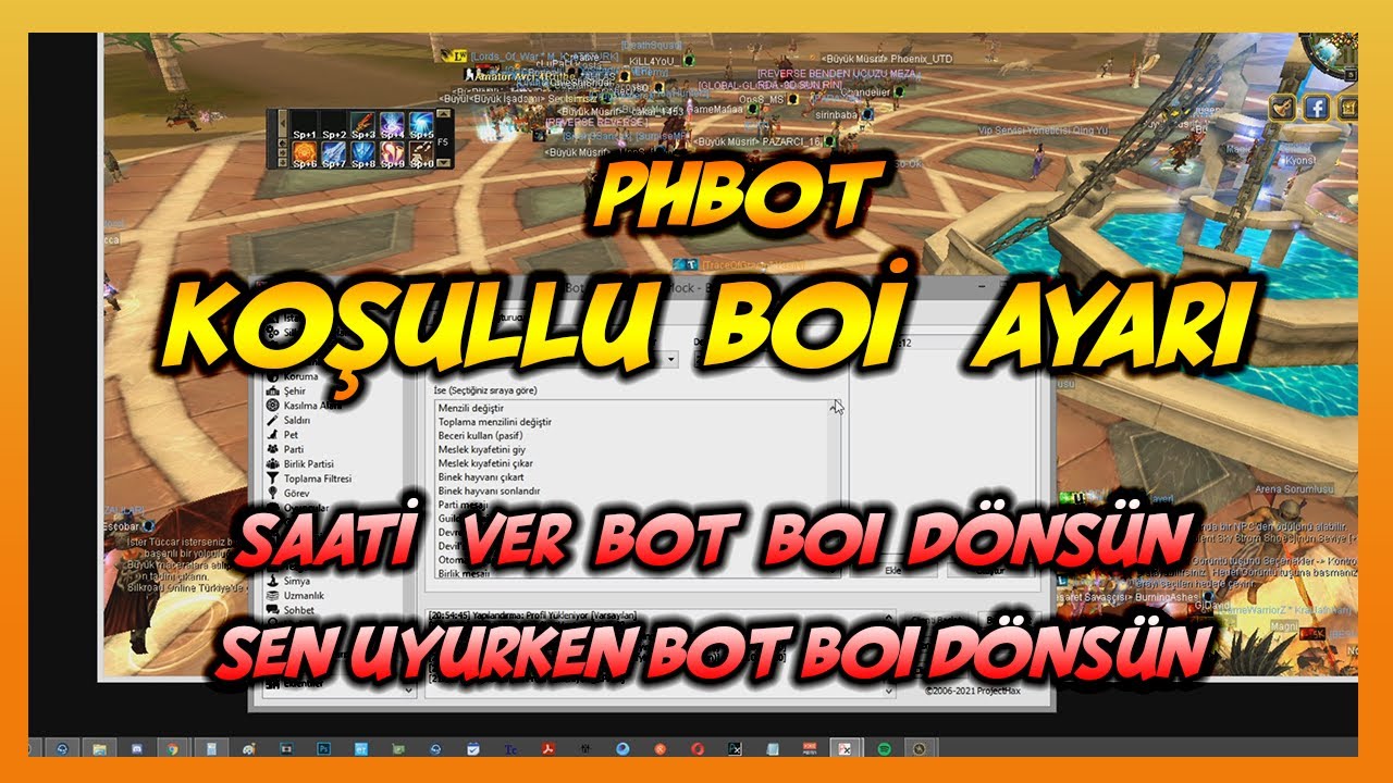 TRSRO SAAT VER BOT OTOMATİK SONSUZLUK SAVAŞ ALANI YAPSIN [ KOŞUL ] #SİLKROAD​ #TRSRO