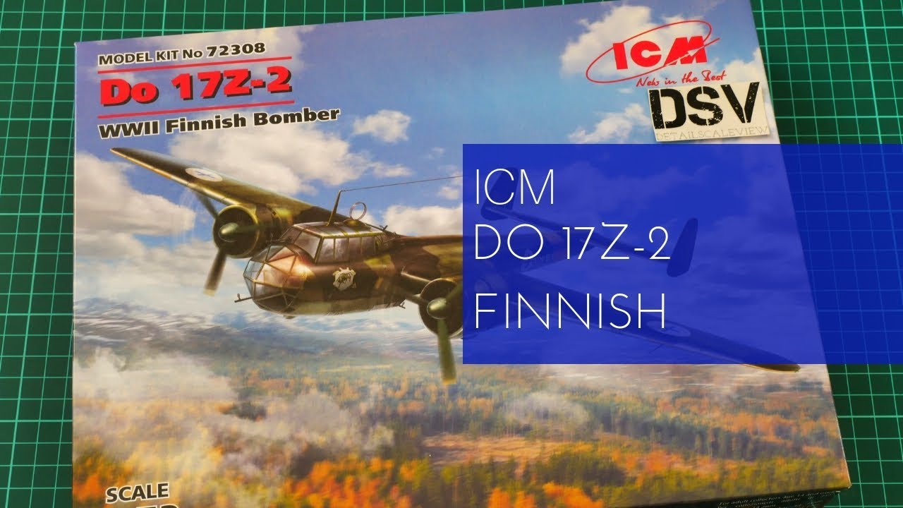 ICM 1/72 Do 17Z-2 (72308) Review