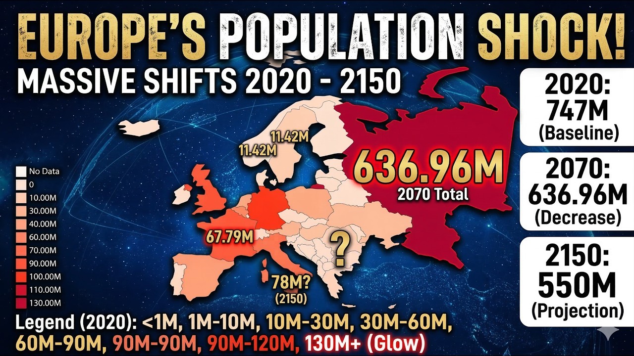 Europe population | 2020 to 2150