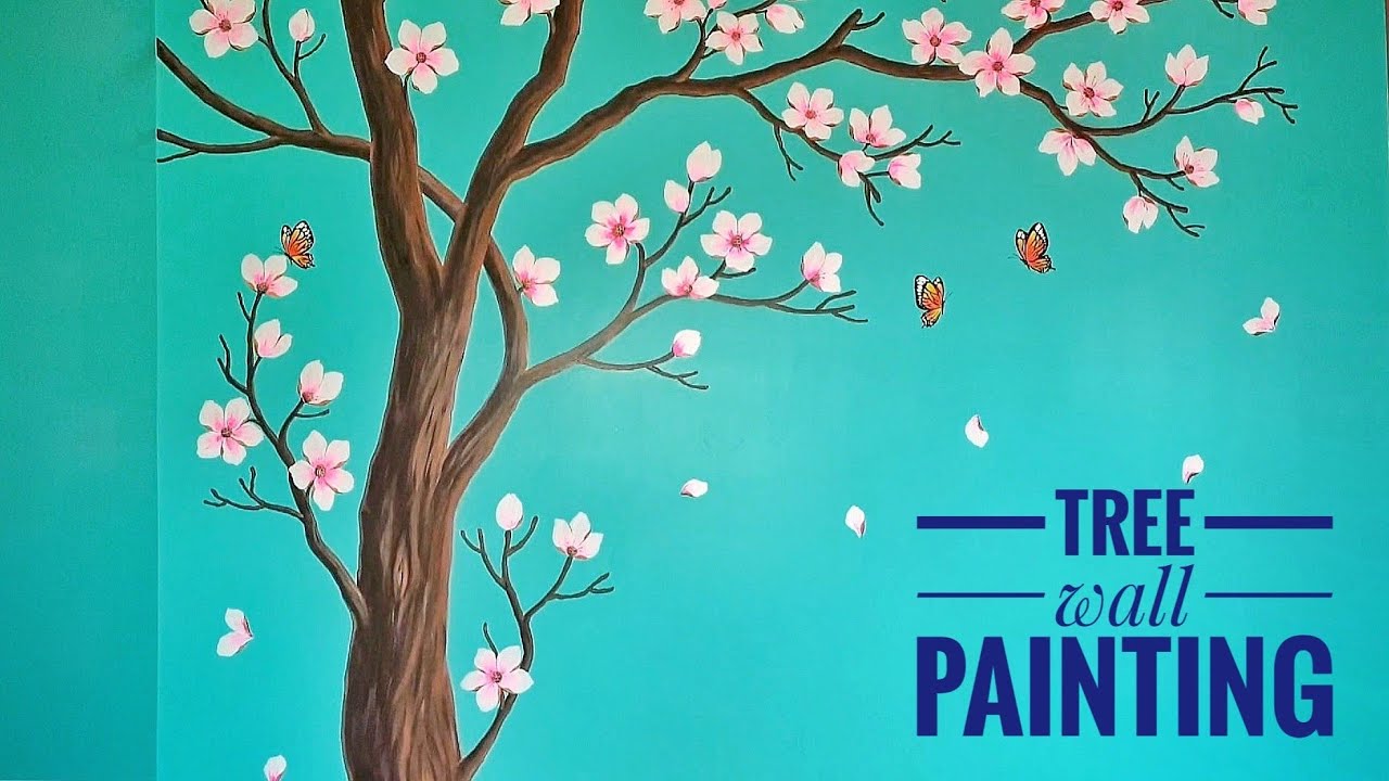 wall tree painting / wall art