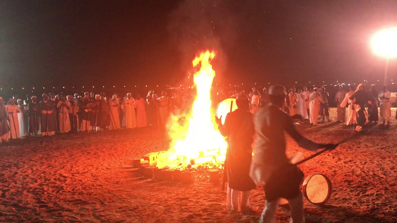 لعب مزمار حارة يمن و المعازيم ابولبن ( 2 )